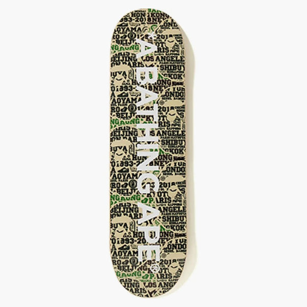 Bape XXV Cities Camo Board Deck Green