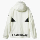 Bape x adidas sněhová bunda bílá