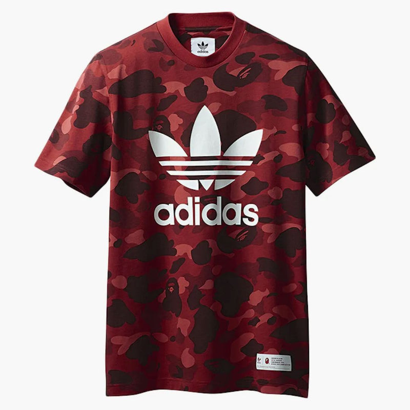 Bape X Adidas Adicolor Tea Raw Red