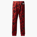 BAPE X ADIDAS ADICOLOR Pantalones de pista Rojo crudo
