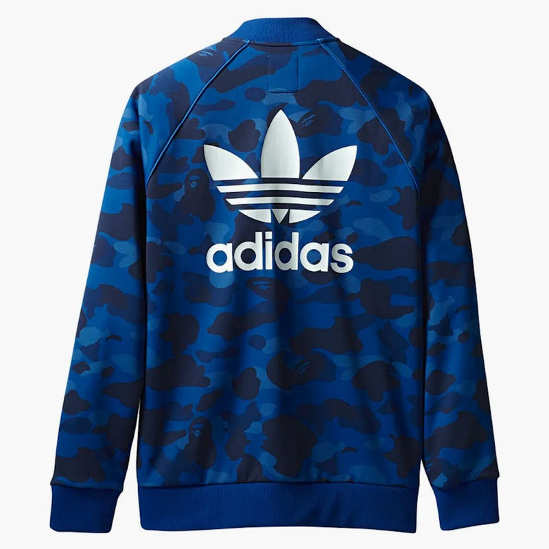 Bape x Adidas Adicolor Track Top Blue