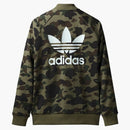 BAPE X Adidas Adicolor Track Top Olive Cargo