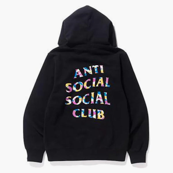Bape X Anti Social Social Club La Exclusive City Camo Pullover Hoodie (fw19) Black/multi