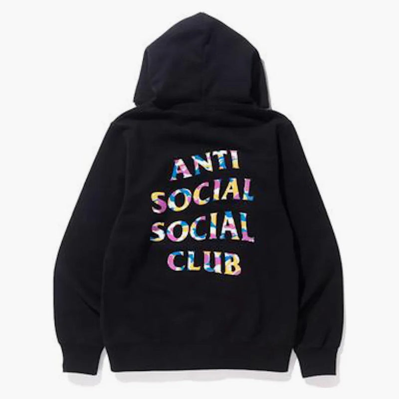 Bape X Anti Social Social Club La Exclusive City Camo Pullover Hoodie (fw19) Black/multi