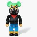 Bearbrick X Hebru Brantley Flyboy Shark 400% Bearbrick Black