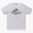 BAPE X JURASSIC WORLD LOGO TEE WHITE