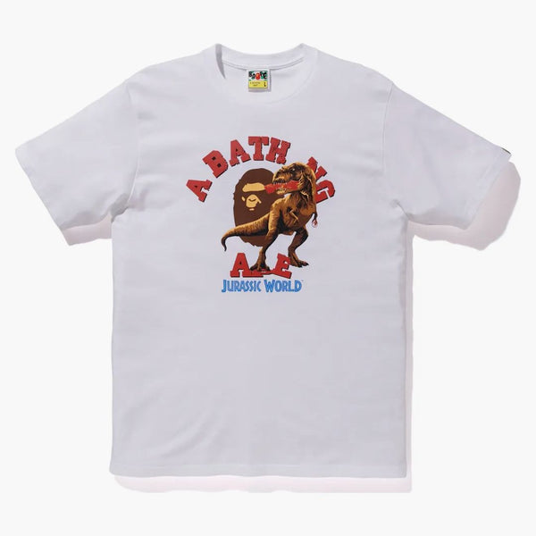 Bape X Jurassic World Raptor College Tee White