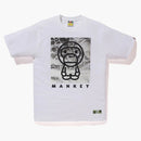 BAPE X MANKEY Baby Milo Tea White