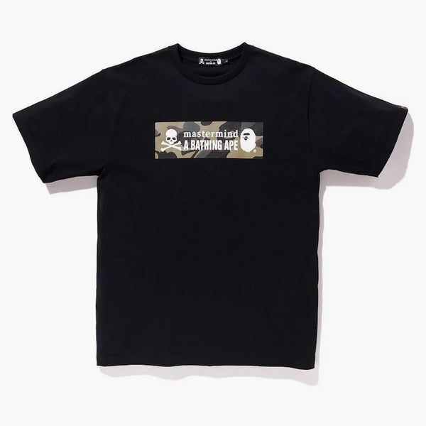 Bape X Mastermind Japan Camo Logo Tea Black/Green