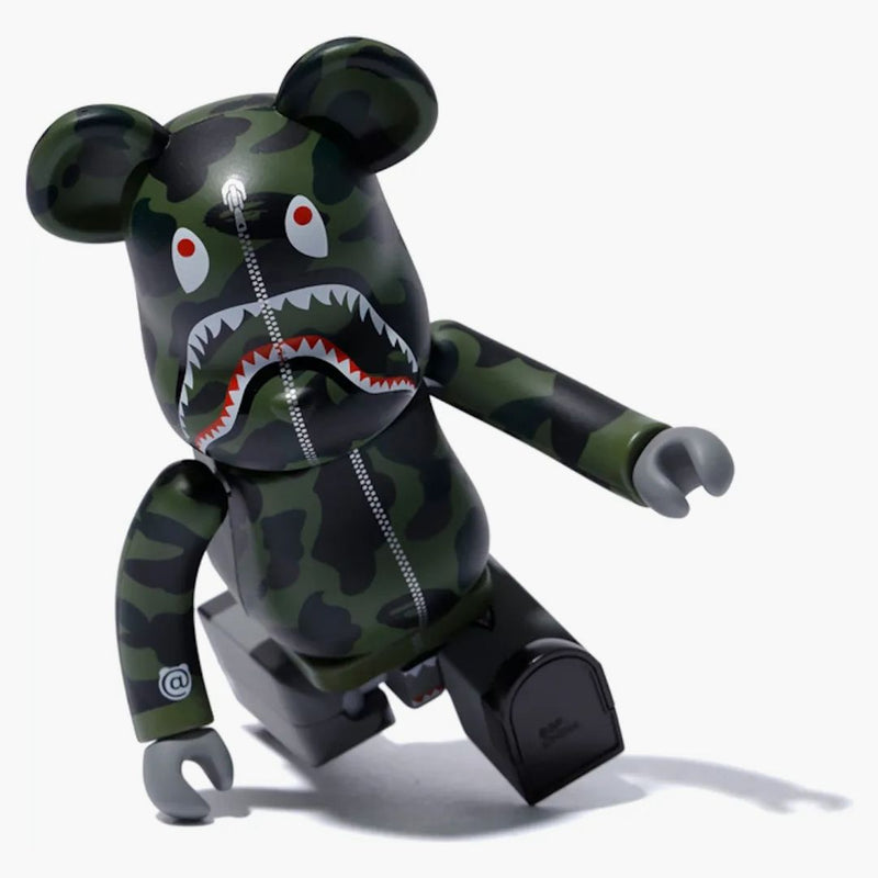 Bearbrick x Medicom 1 ° camo Shark SuperAlloy Chogokin 200% Bearbrick Green