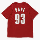 Bape x Mitchell & Ness Cavs Tea Burgundsko