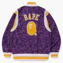 Bape x Mitchell & Ness Lakers Warm Up bunda fialová