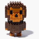 Bape x nanblock baby milo figura marrón