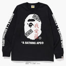 Bape X Naruto Ape Head L/s Tee Black