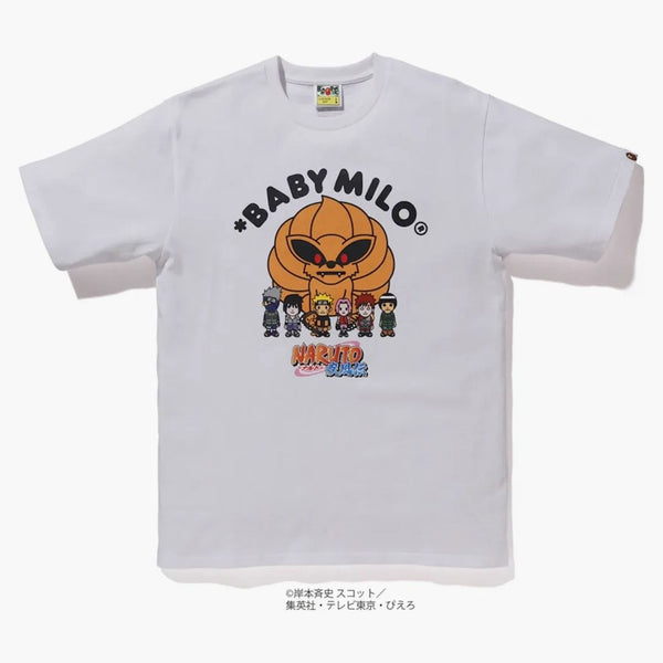 Bape X Naruto Milo #5 Tee White