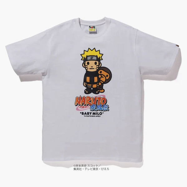 Bape X Naruto Milo #6 Tee White