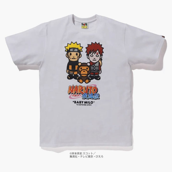 Bape X Naruto Milo #7 Tee White