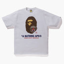 Bape X PSG Ape Head Tea White