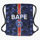 Bape X PSG Wash Bag Navy
