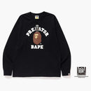 Bape X Predator College Long Sleeve Tea Black