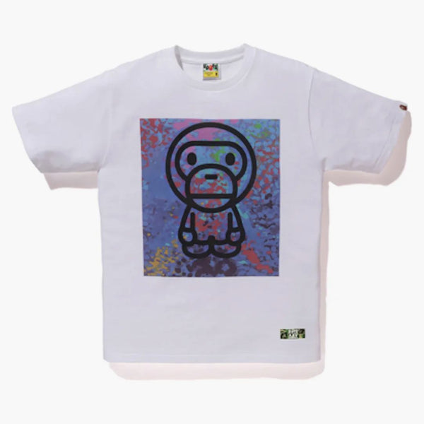 Bape X Stash Baby Milo Tea White