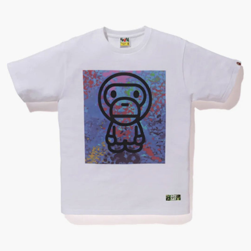 Bape X Stash Baby Milo Tea White