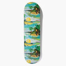 Bape X undefeated Hawaiian Collection Skateboard Skateboard Deck Island Blue