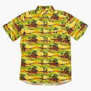 Bape X undefeated Island Woven Shirt Green