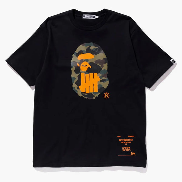 Bape X undefeated Sport is ape head tea black