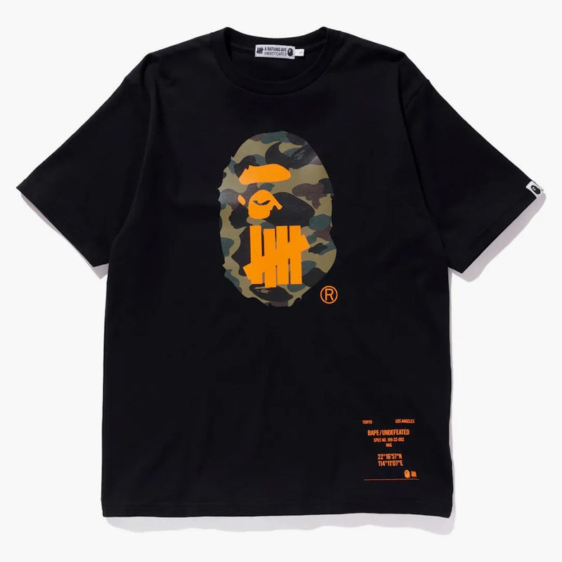 Bape X undefeated Sport is ape head tea black