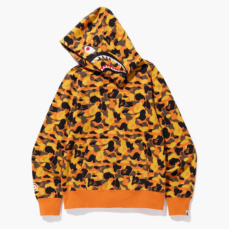 Bape X XO Shark Pullover Hoodie Orange