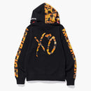 Bape X XO Shark Zip Up Hoodie Black