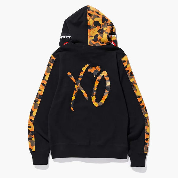 Bape x xo Shark Zip Up Budie Black
