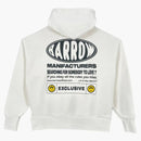 Barrow Logo Print Hoodie Cream