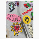 Barrow Patch Hoodie Grey