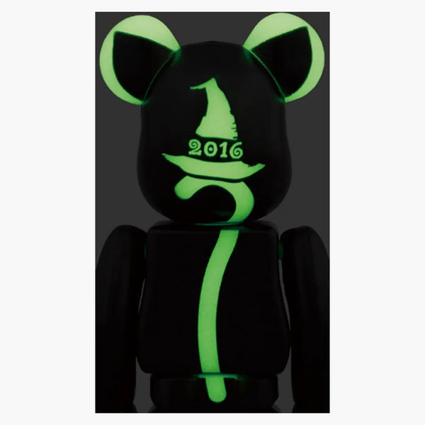 Bearbrick 2016 Halloween 400% černá/zelená