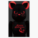 Bearbrick 2016 Halloween 400% nero/rosso