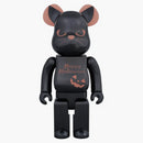 Bearbrick 2016 Halloween 400% nero/rosso