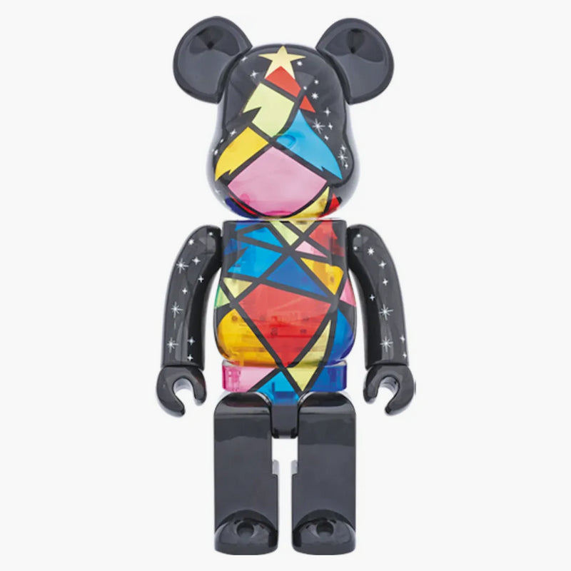 BEARBRICK 2016 2016 color vetro 1000% multi
