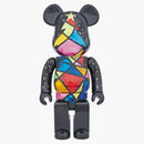 Bearbrick 2016 XMAS Stained Glass Tree Ver. 400% black