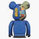 Bearbrick a koupací lidoop 1. camo žralok 400% modrá