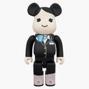 Bearbrick Ana CA enhetlig modell 400% svart