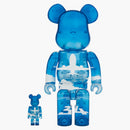 Bearbrick x Ana Original Blue Sky 100% e 400% Set