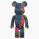 Bearbrick Andy Warhol "Flowers" 1000%