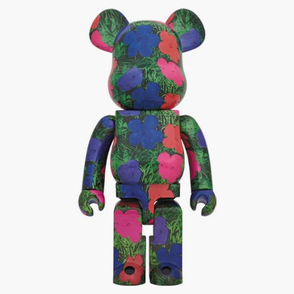 Bearbrick Andy Warhol "flowers" 1000%