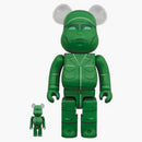 X Disney Toy Story Bearbrick Army Men 100% & 400% Set Green