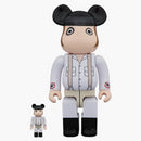 Bearbrick Alex 100% i 400% ustawił biały