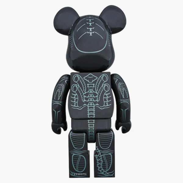 Warrior alieno Bearbrick 1000% nero