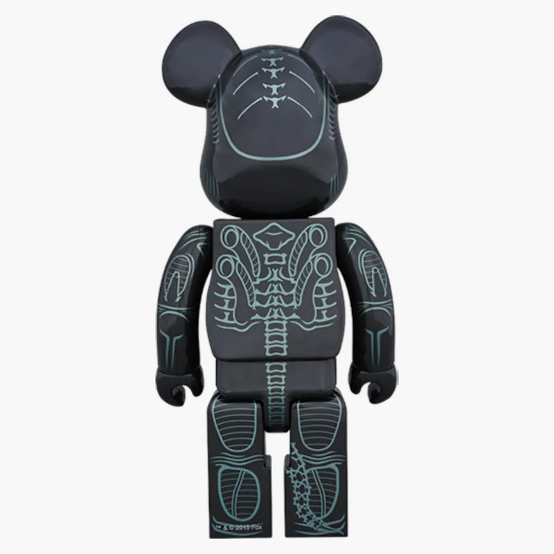 Warrior alieno Bearbrick 1000% nero