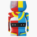 Bearbrick Android Kikaider 100% & 400% Set Red/Blue